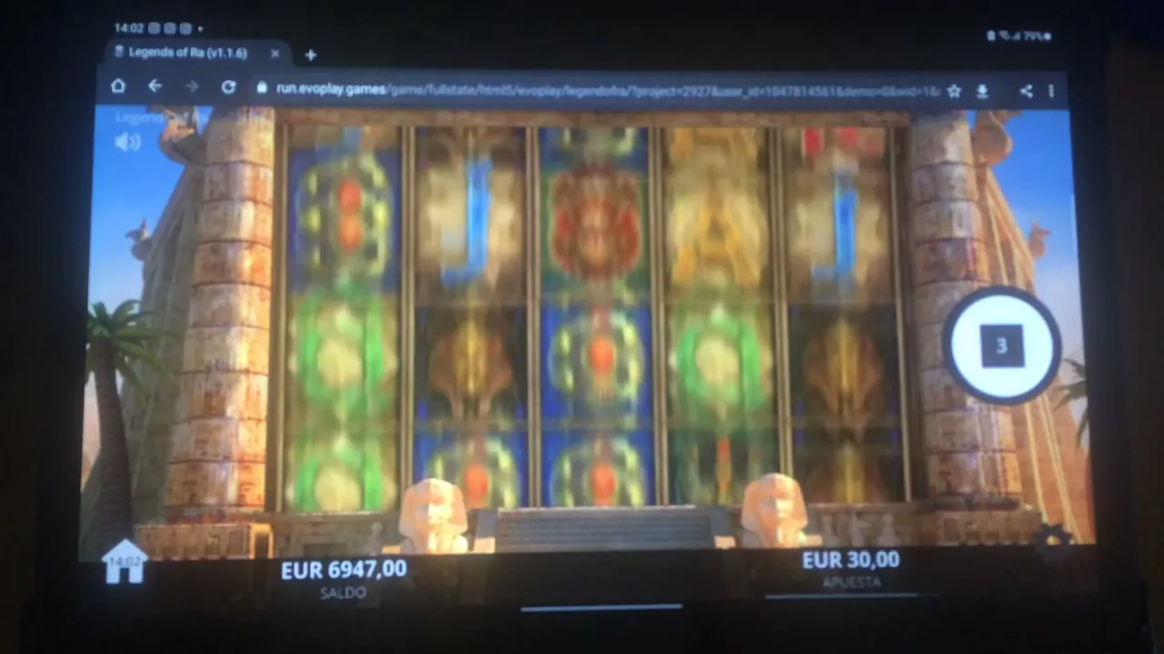 Pantalla de carga de saldo para jugar tragamonedas con pesos argentinos