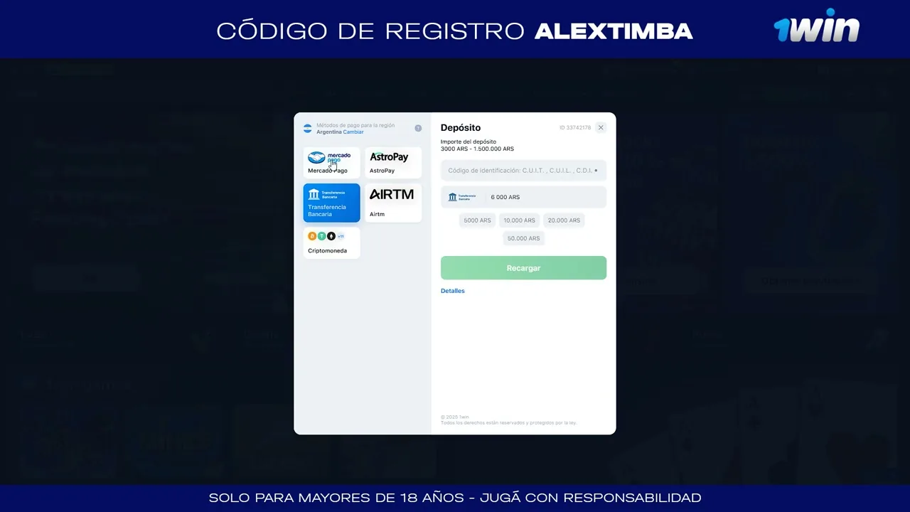 Verificación de identidad KYC en un casino online de Argentina con DNI y CBU