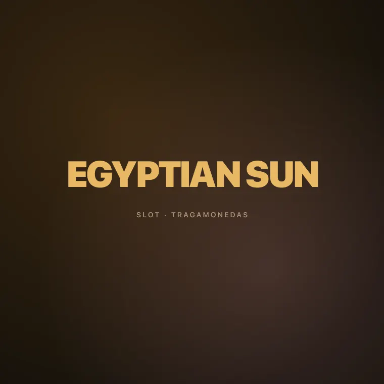 Egyptian Sun tragamonedas — Red Tiger