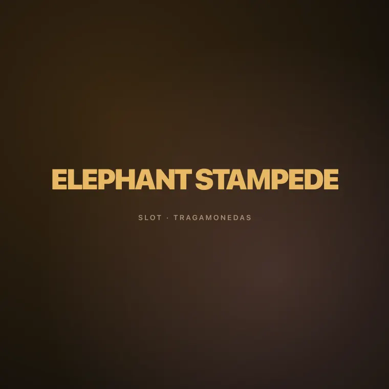 Elephant Stampede tragamonedas — WMS